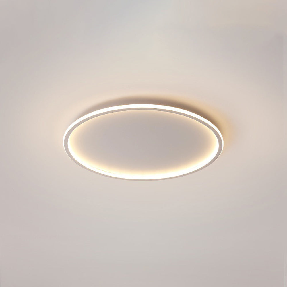 Quasso Modern Round Ceiling Light White/Black. Living Room