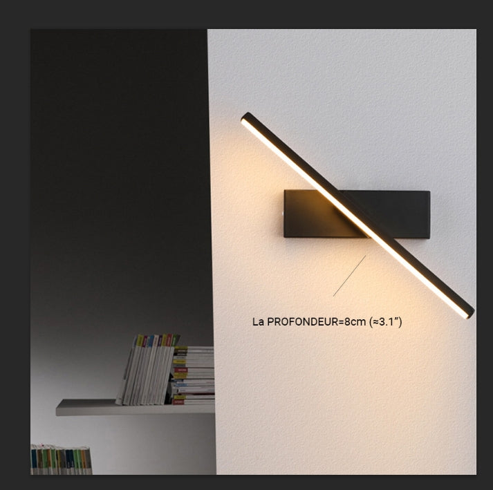 Struve Modern Linear Wall Sconce Black/White. Living Room