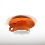 Teyo Modern Ceramic Coffee Cup Ceiling Light Blue/Pink/Yellow