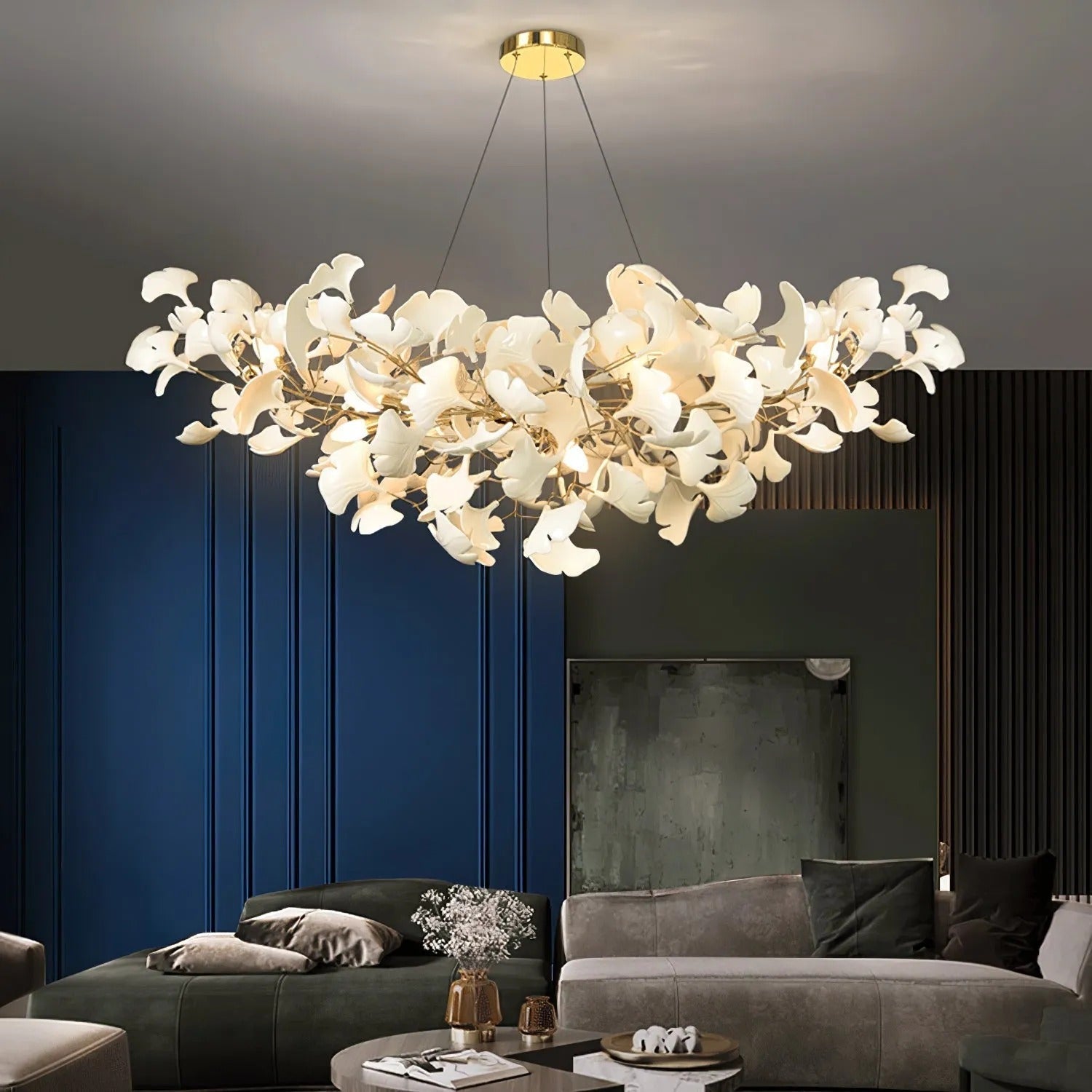 Metr Luxury Chandelier Ceramics Living Room U arc shape
