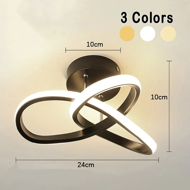 Modern LED Ceiling Lamp Chandelier – Geometric Fixture in Modern Style