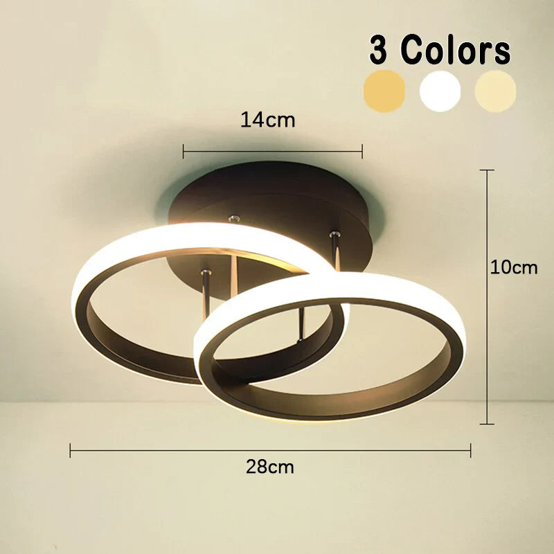 Modern LED Ceiling Lamp Chandelier – Geometric Fixture in Modern Style