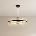 Terri Crystal Black Chandelier
