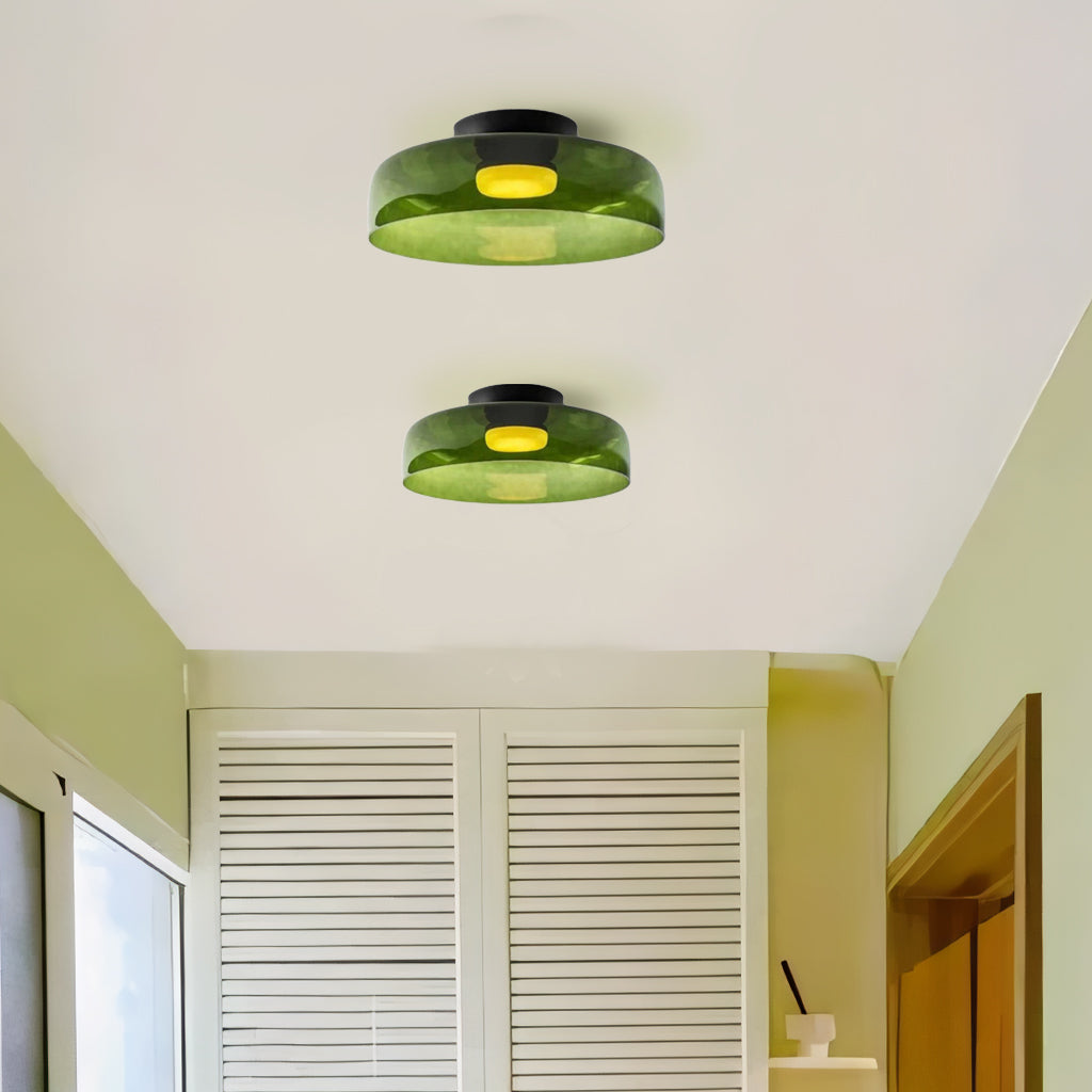Asbille Multi-Layer Disc Glass Ceiling Light
