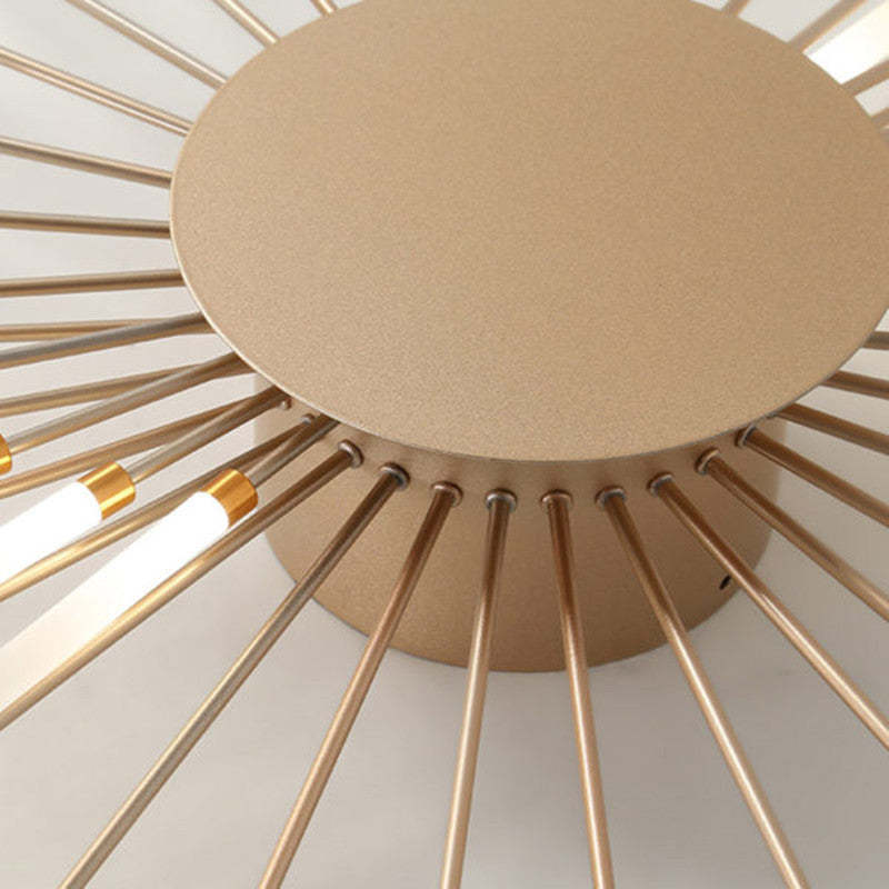 Wesley Ceiling Light Fireworks Artistic Design Black/Gold