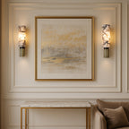 Copper stone Wall Light