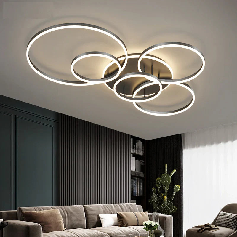 Velia - Modern Black Ceiling Lamp