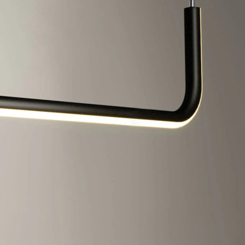 Arisha Modern LED Pendant Light Gold/Black Metal Dining/Living Room