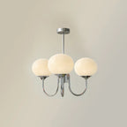 Retro glamour pendant lamp with spherical shades