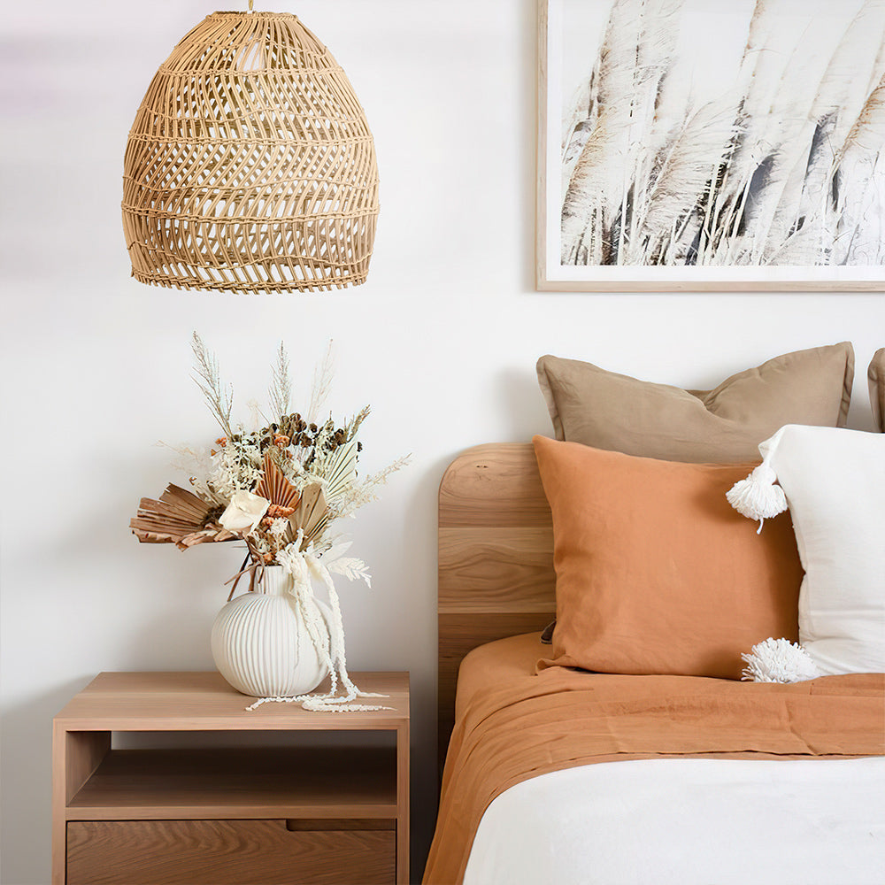 Geul Basket Rattan Pendant Light