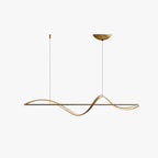 Hanging Lamp "Wave" – modern LED lamp for dining table or kitchen island