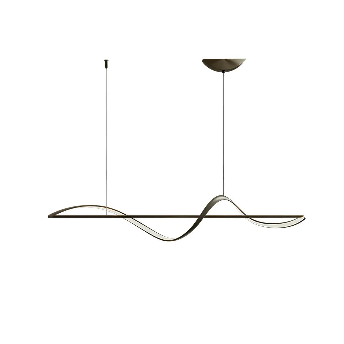 Hanging Lamp "Wave" – modern LED lamp for dining table or kitchen island