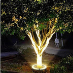 LED Tree Lighting – Round 360° Ground Lamp for Garden, Driveway, and Landscape