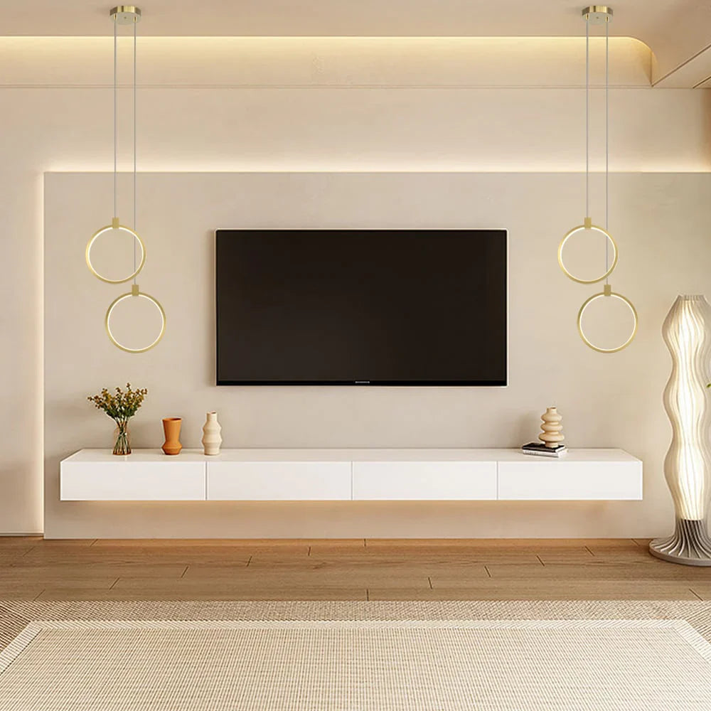 Modern LED Pendant Lamp in Geometric Style