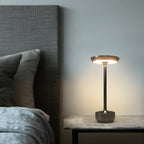 Elegant LED Table Lamp – Metal, USB Rechargeable, Modern Design
