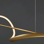 Hanging Lamp "Wave" – modern LED lamp for dining table or kitchen island