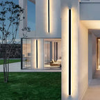 Modern LED Wall Lamp – Vertical Waterproof Decorative Panel for Facades