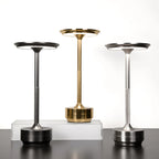 Elegant LED Table Lamp – Metal, USB Rechargeable, Modern Design