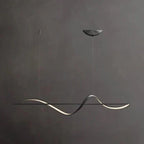 Hanging Lamp "Wave" – modern LED lamp for dining table or kitchen island