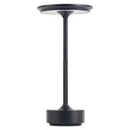 Elegant LED Table Lamp – Metal, USB Rechargeable, Modern Design