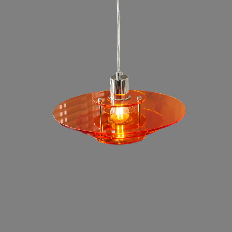 Modern Layered Hanging Acrylic Vintage Lamp