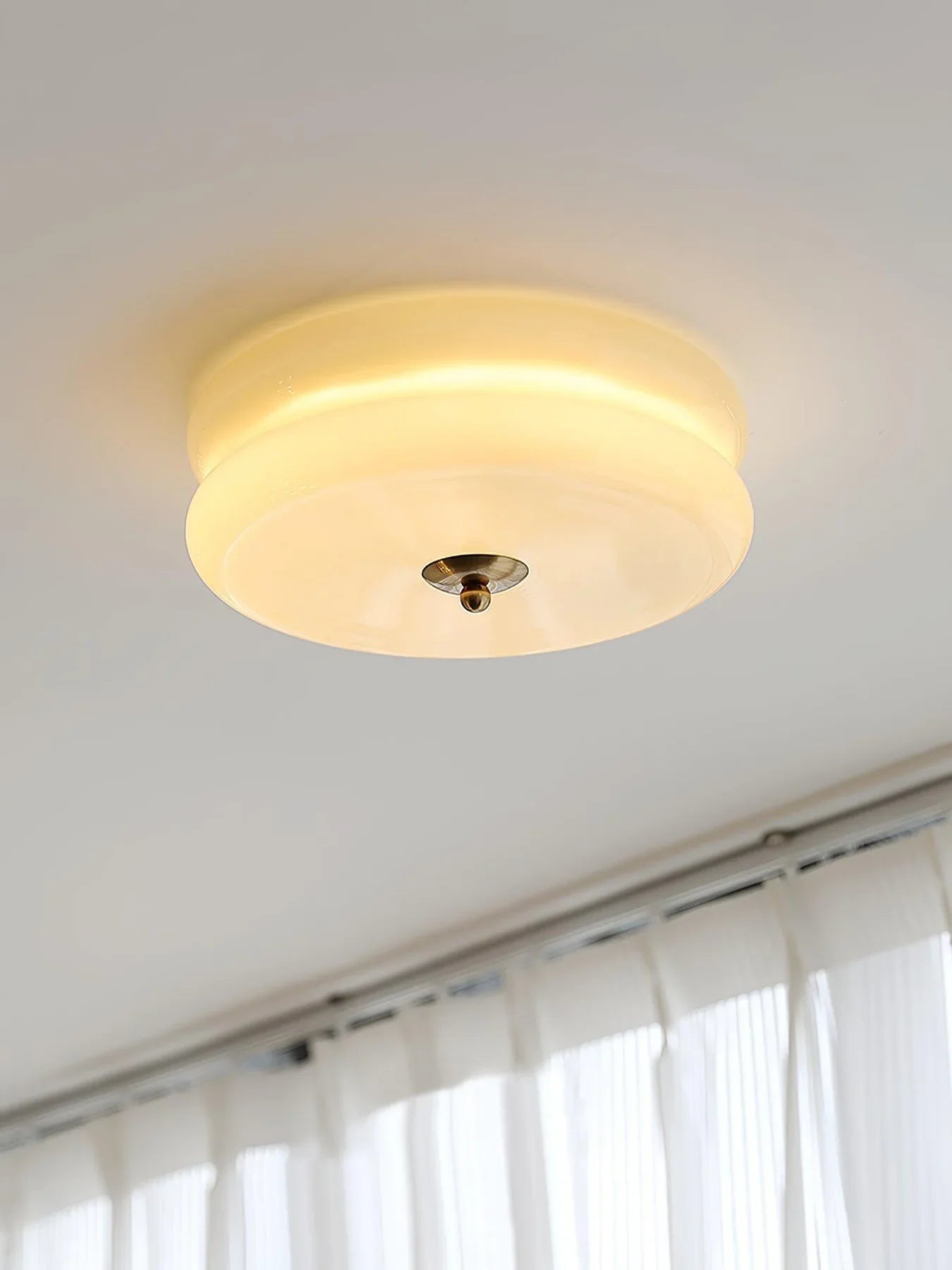 Modern Ceiling Lamp - Round LED Fixture for Bedroom, Living Room, and Hallway