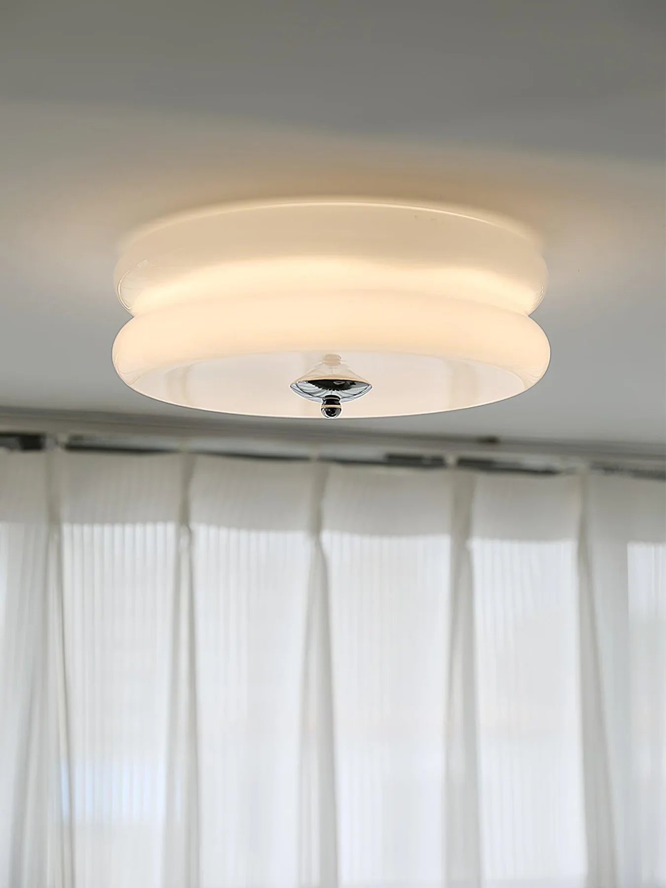 Modern Ceiling Lamp - Round LED Fixture for Bedroom, Living Room, and Hallway