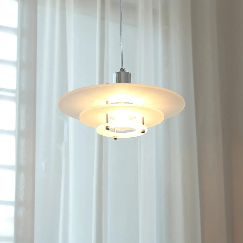 Modern Layered Hanging Acrylic Vintage Lamp