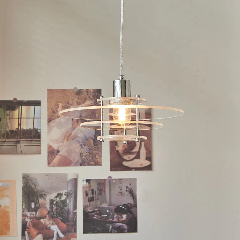 Modern Layered Hanging Acrylic Vintage Lamp