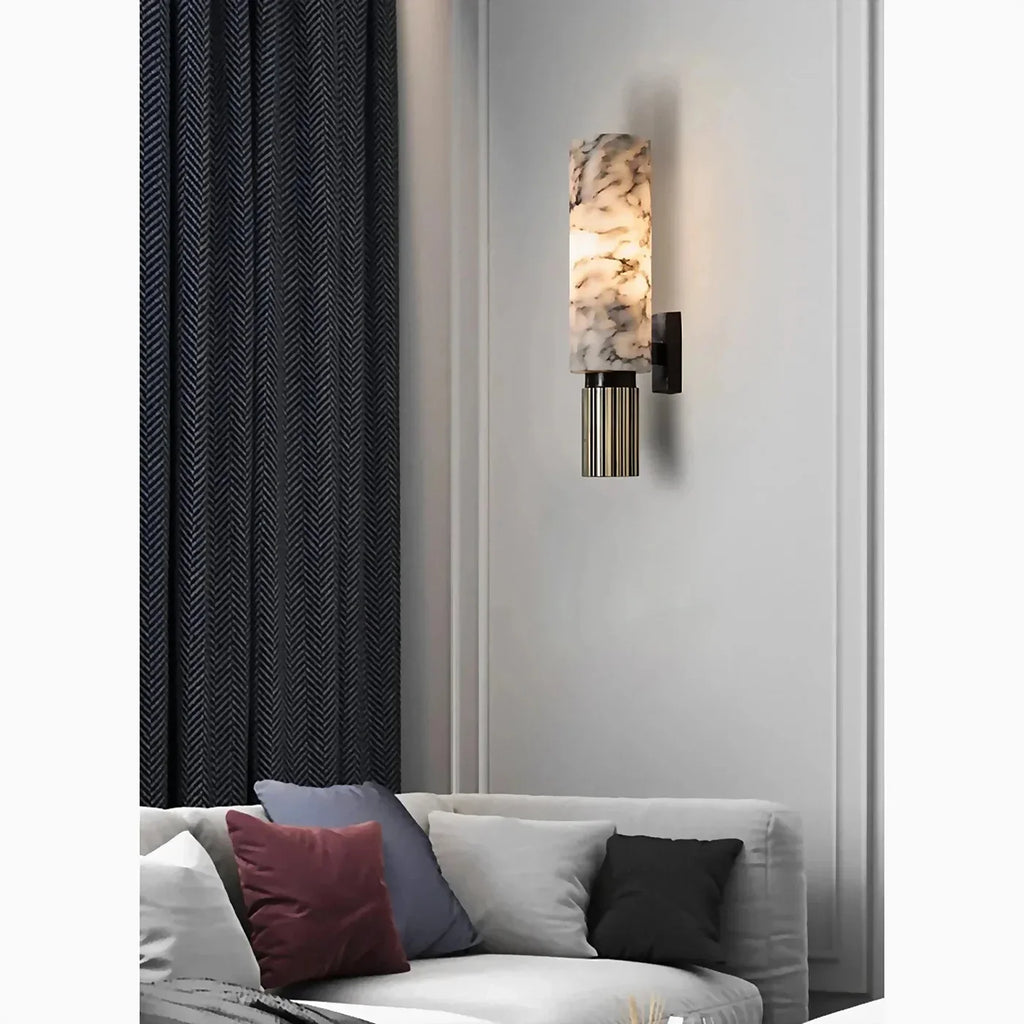 Wall Lamp with Marble Effect – Elegance and Modernity
