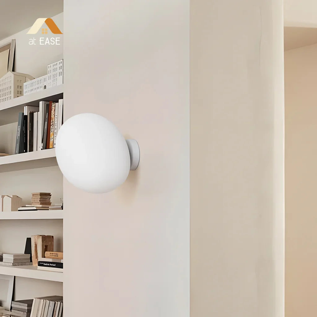 Cinda Gregg Minimalist Pebble Wall/Ceiling Lamp