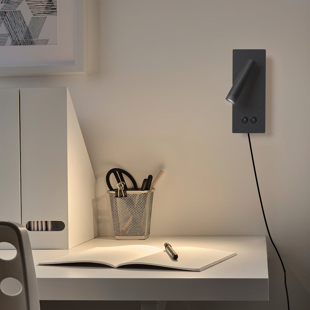 Mullen Bedside Wall Mounted Reading Lamp