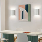 Rhea Resin Ribbed Wall Sconce