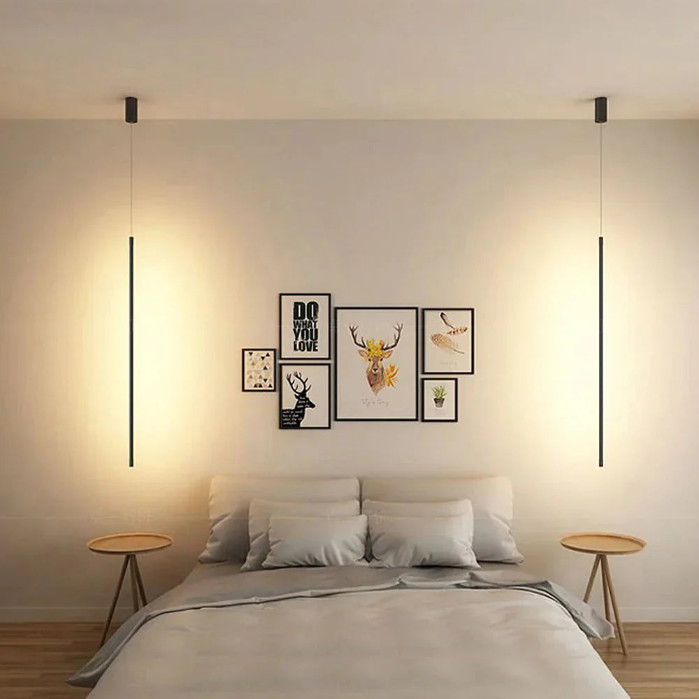 Modern LED Pendant Lamp – Minimalist Ceiling Lighting for Bedroom or Living Room