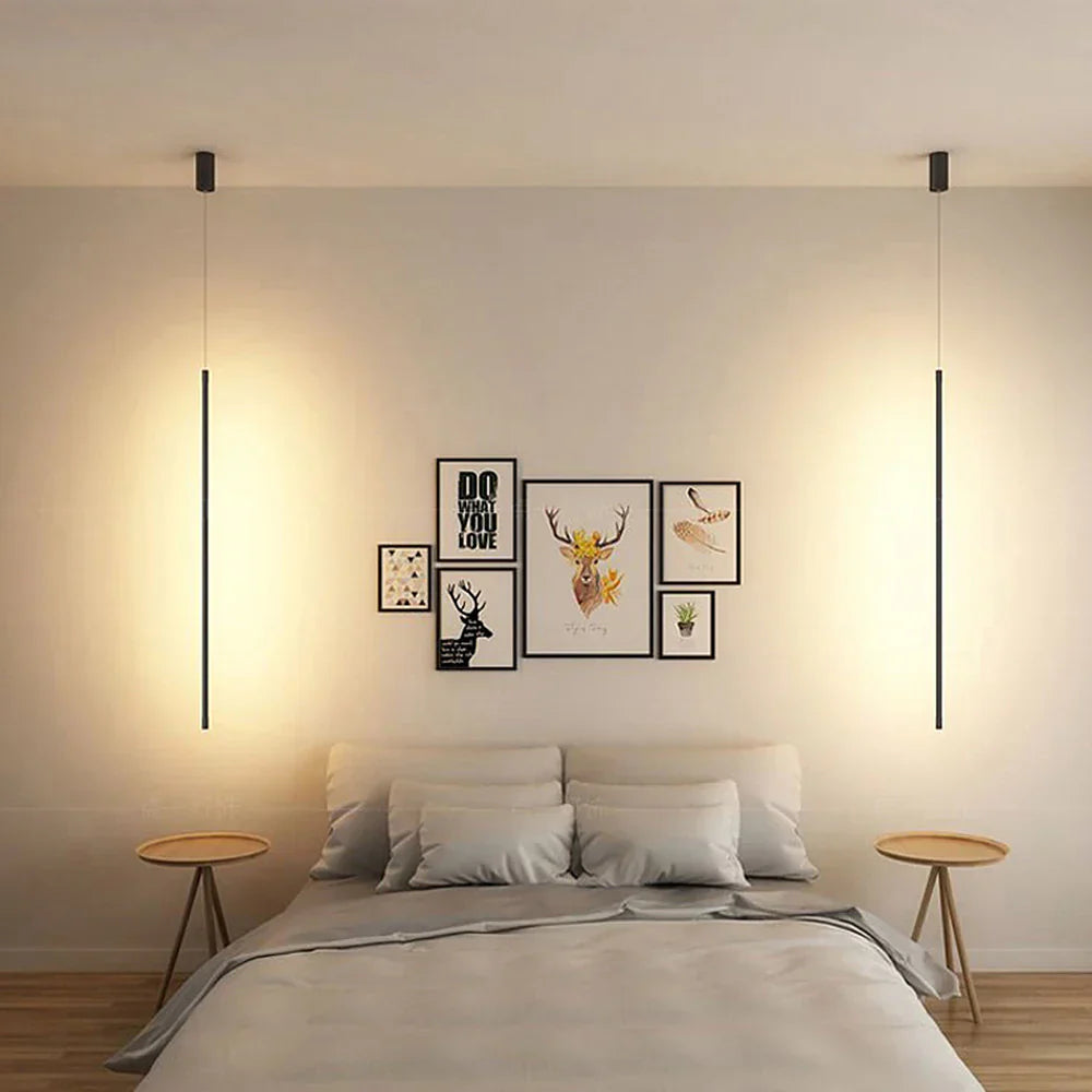 Modern LED Pendant Lamp – Minimalist Ceiling Lighting for Bedroom or Living Room