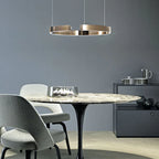 Modern LED Ring Chandelier – Elegant Round Ceiling Lamp