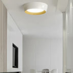 Modern LED Ceiling Lamp with Wooden Accent