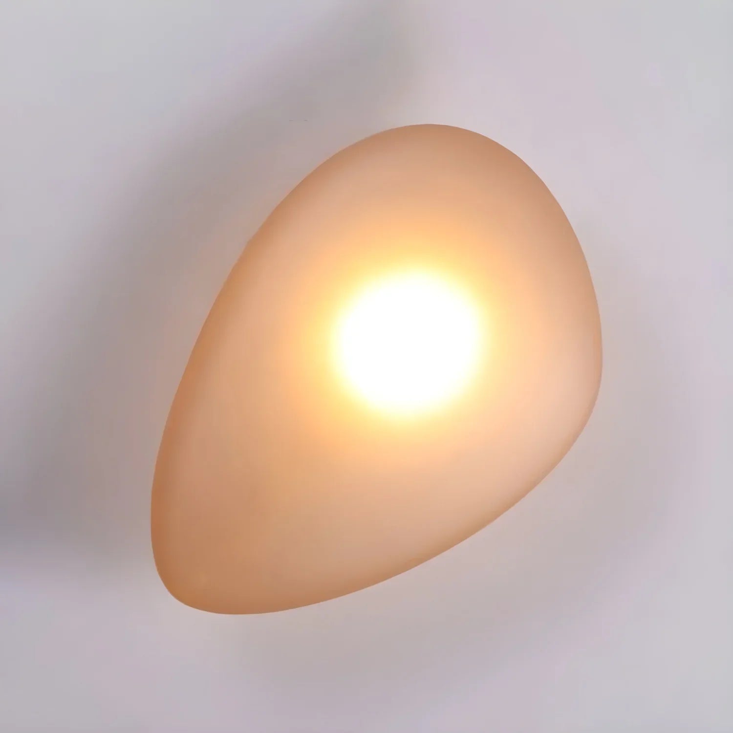 Baldur Colored Pebble Glass Wall Lamp