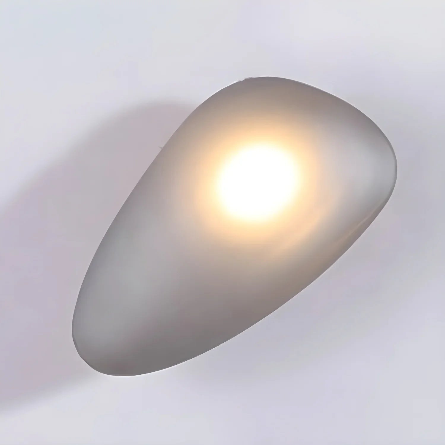 Baldur Colored Pebble Glass Wall Lamp