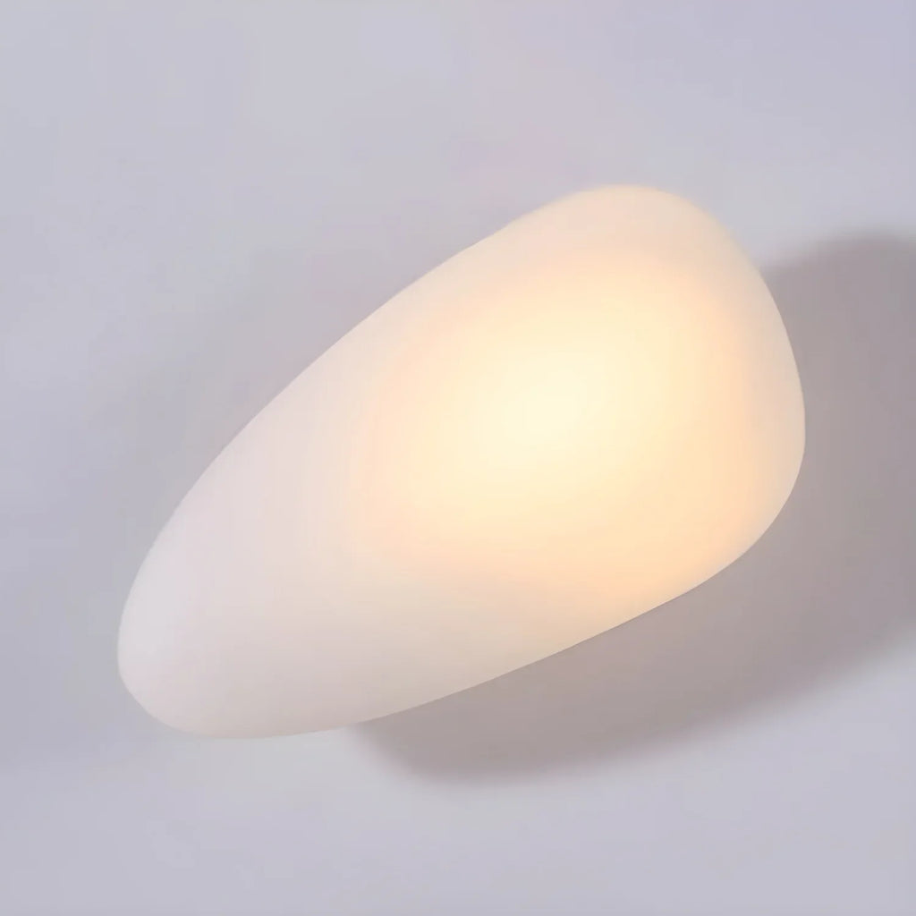 Baldur Colored Pebble Glass Wall Lamp