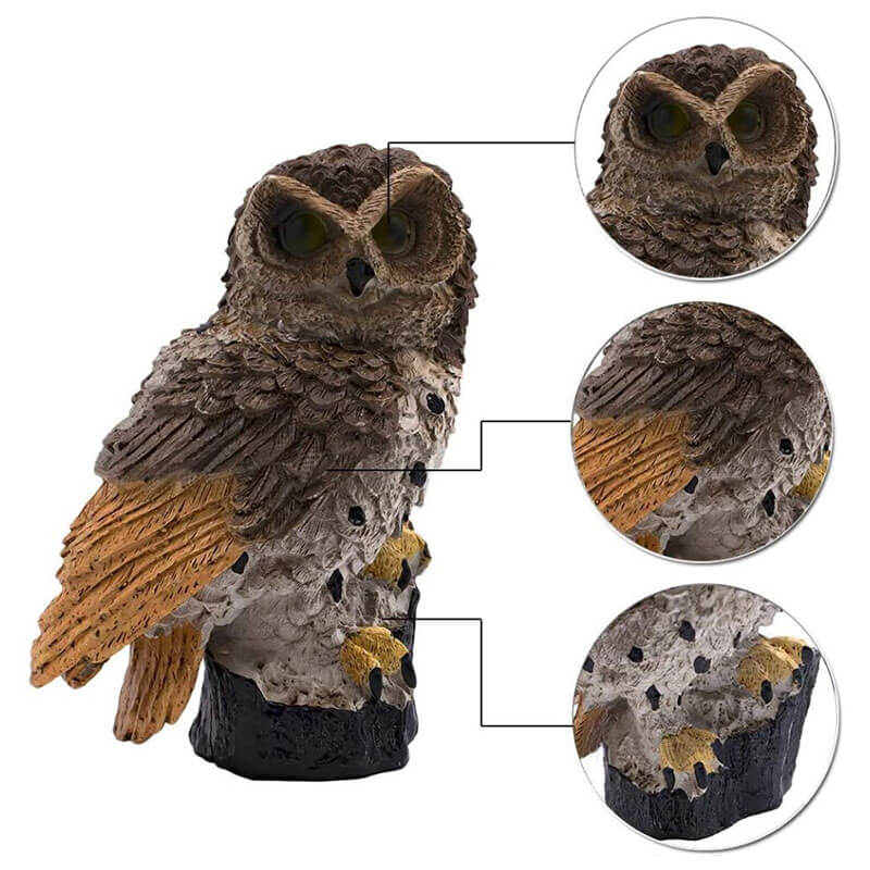 Solar-Powered Owl Garden Lamp - OwlGlow
