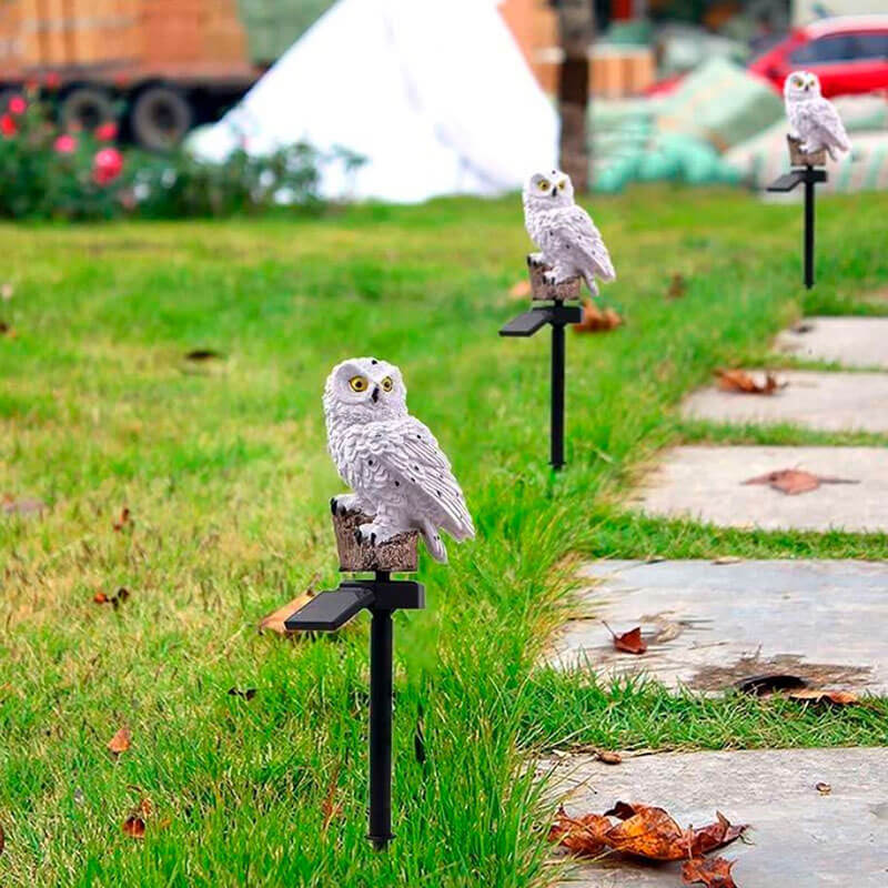 Solar-Powered Owl Garden Lamp - OwlGlow