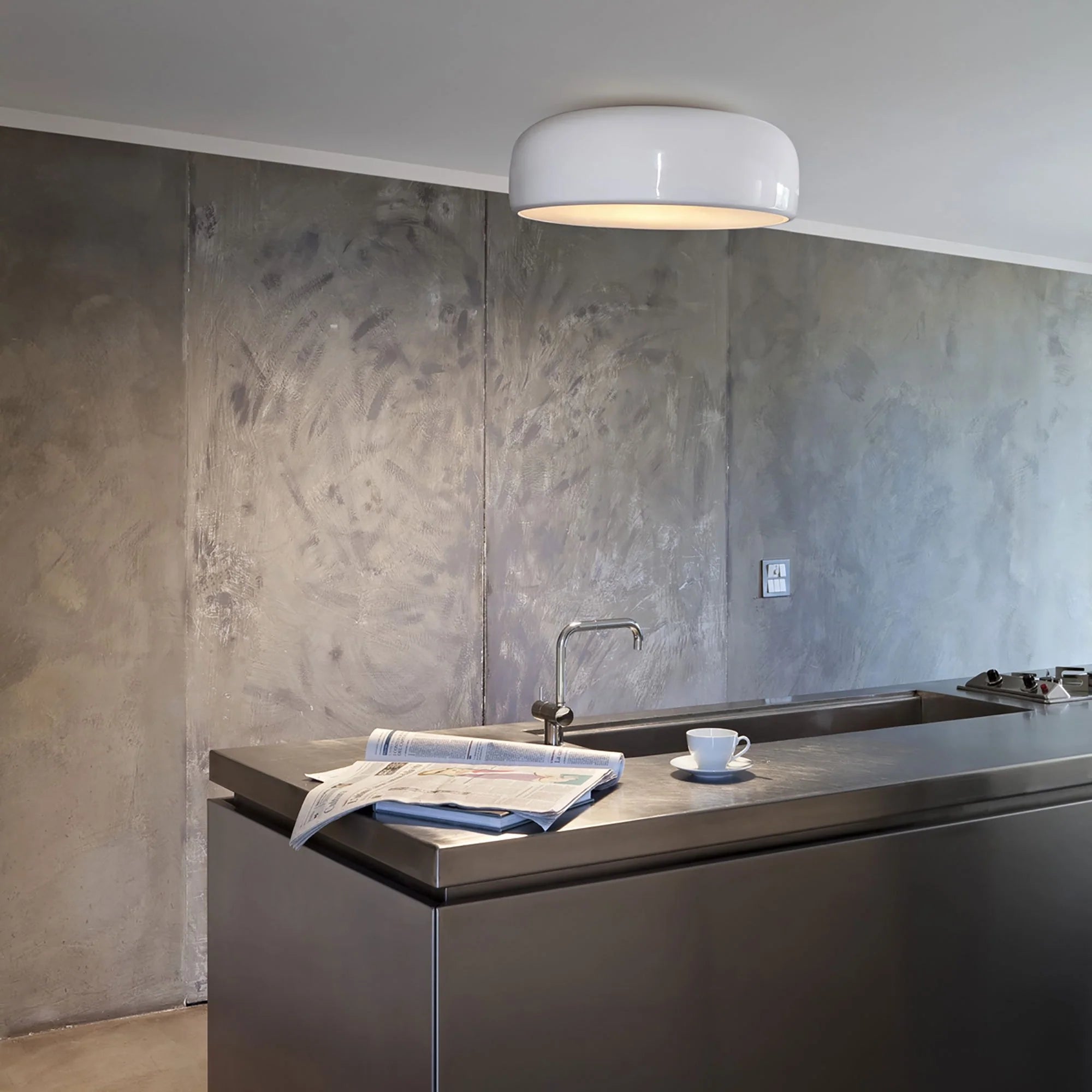 Aria Vintage LED Ceiling Light Metal Bedroom Kitchen