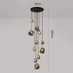 Nordic Villa Staircase Chandelier