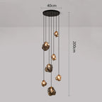 Nordic Villa Staircase Chandelier