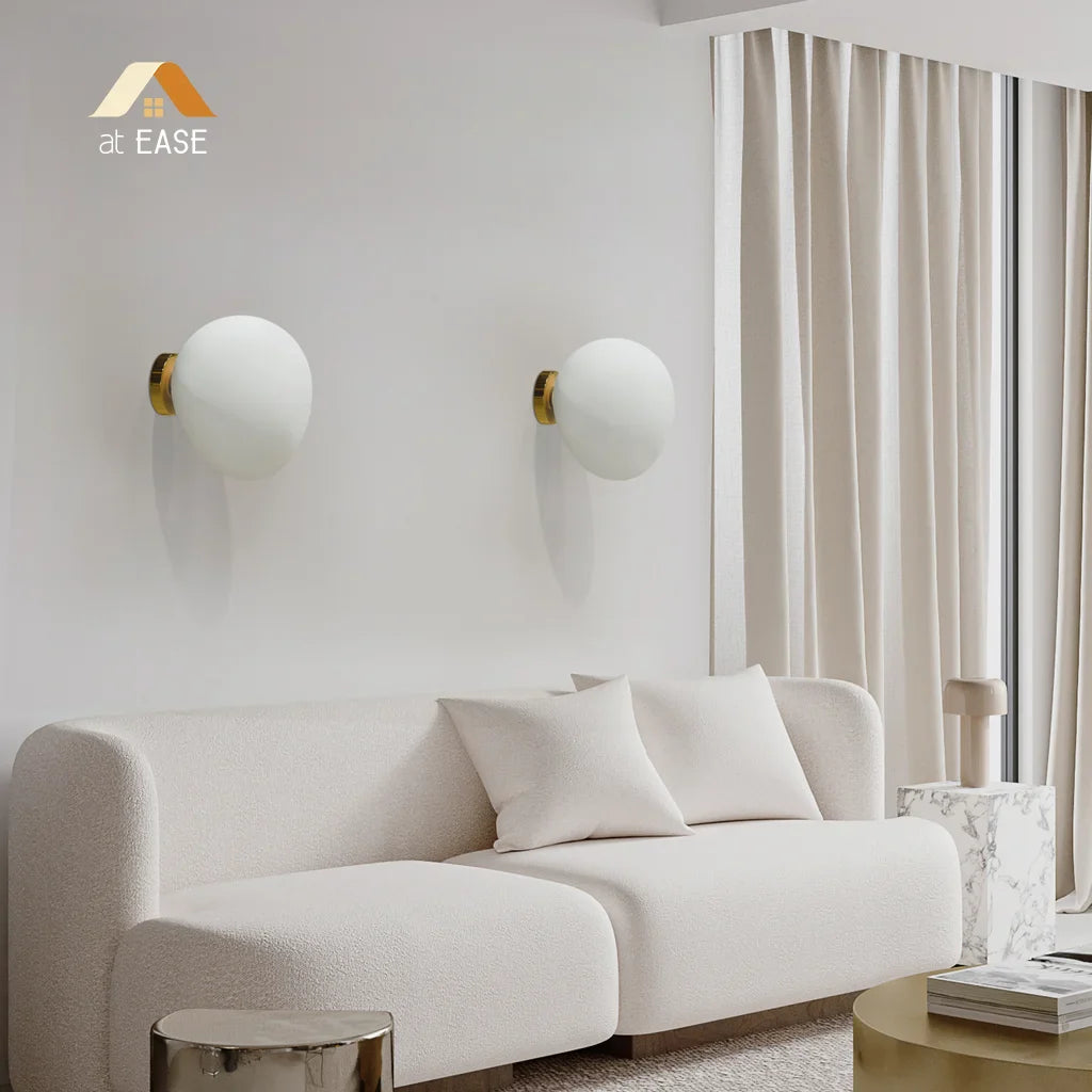 Cinda Gregg Minimalist Pebble Wall/Ceiling Lamp