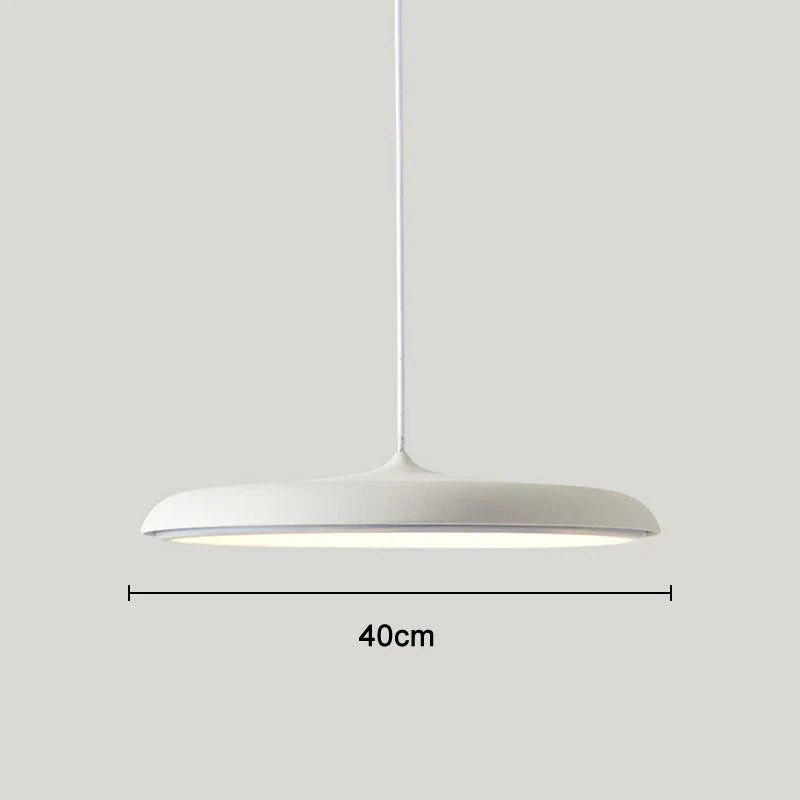 Modern LED Pendant Lamp – Ultra-Thin Shade, Designer Ceiling Lighting for Living Room or Dining Room
