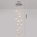 Nordic Villa Staircase Chandelier