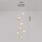Nordic Villa Staircase Chandelier