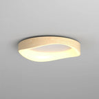 Scandinavian LED Ceiling Lamp – Modern Surface-Mounted Lamp with Wood Effect